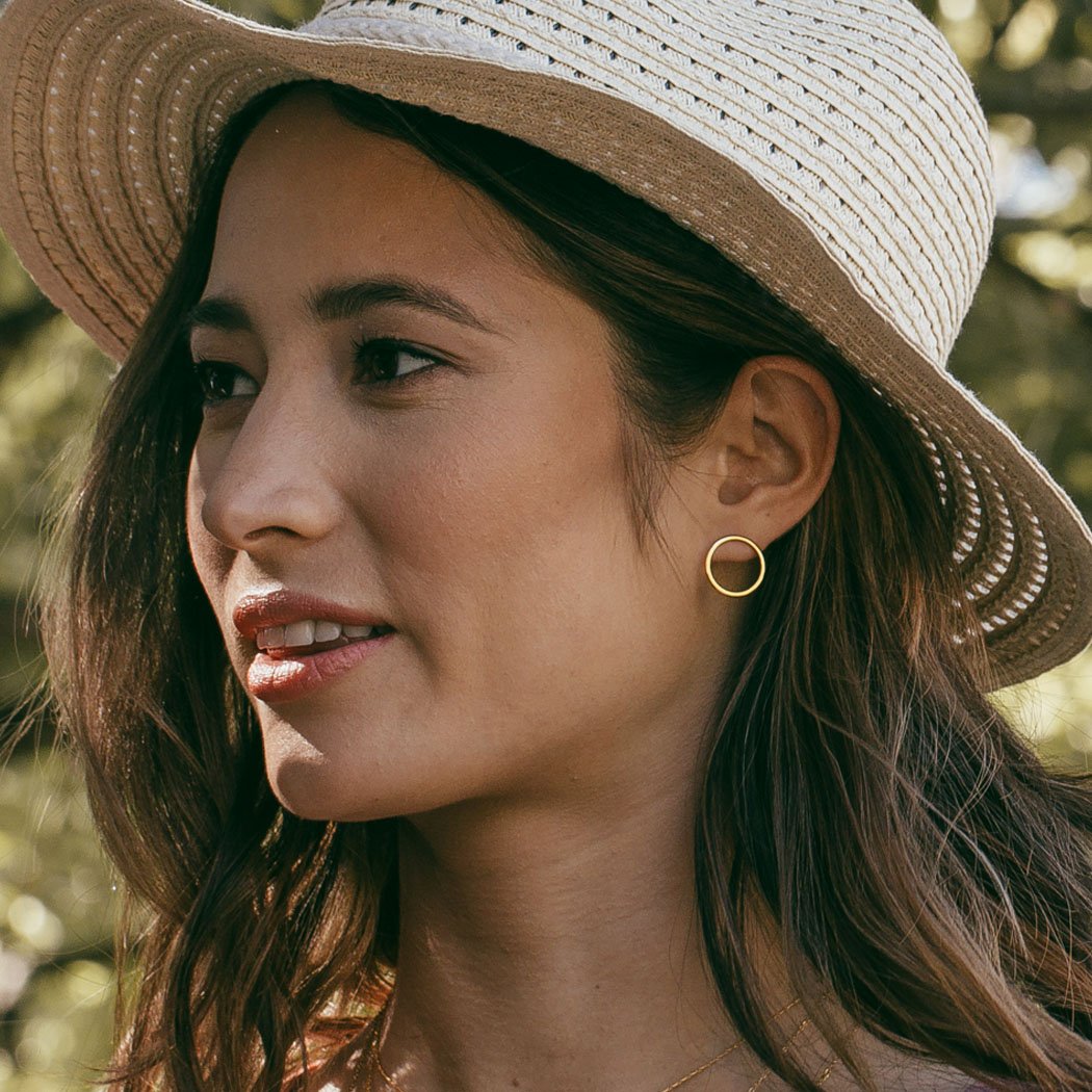 Modern Circle Studs
