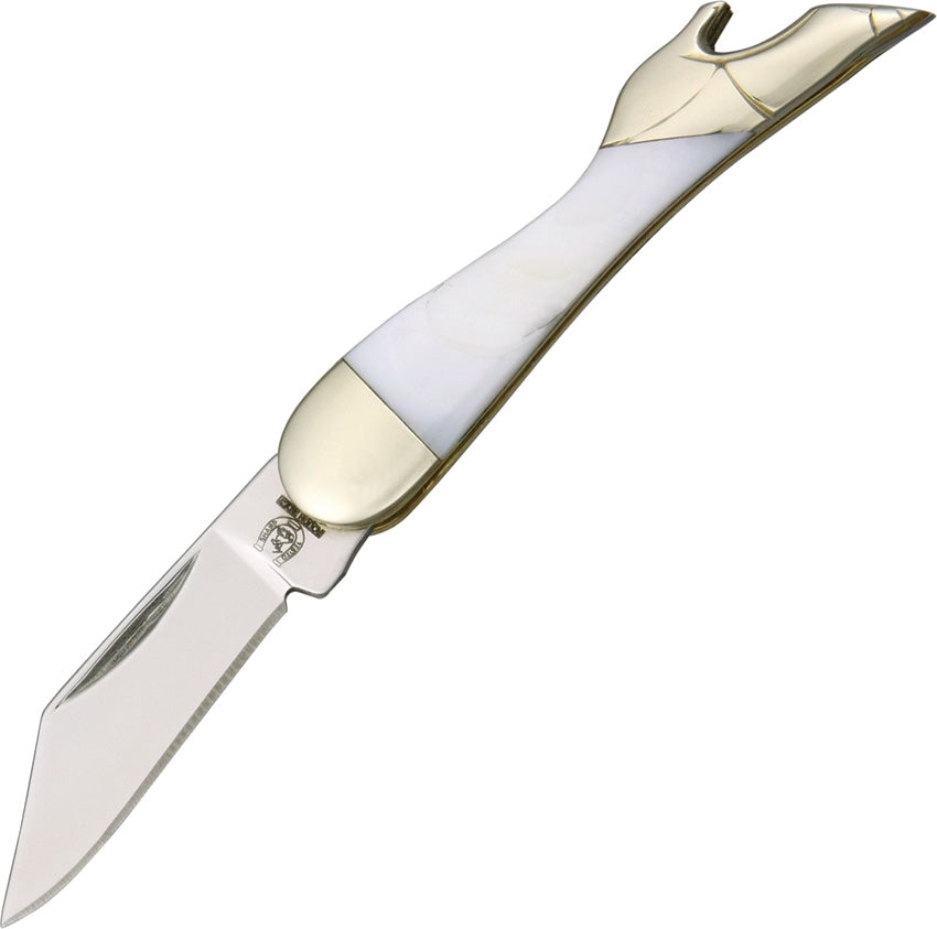 Rough Ryder Mini Leg Knife Pearl