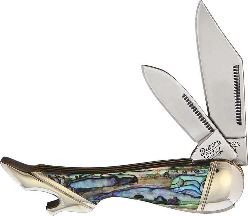 Leg Knife Abalone 2 Blades