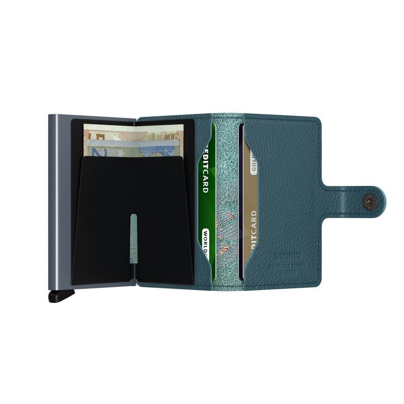 Miniwallet - Stitch Magnolia Petrolio