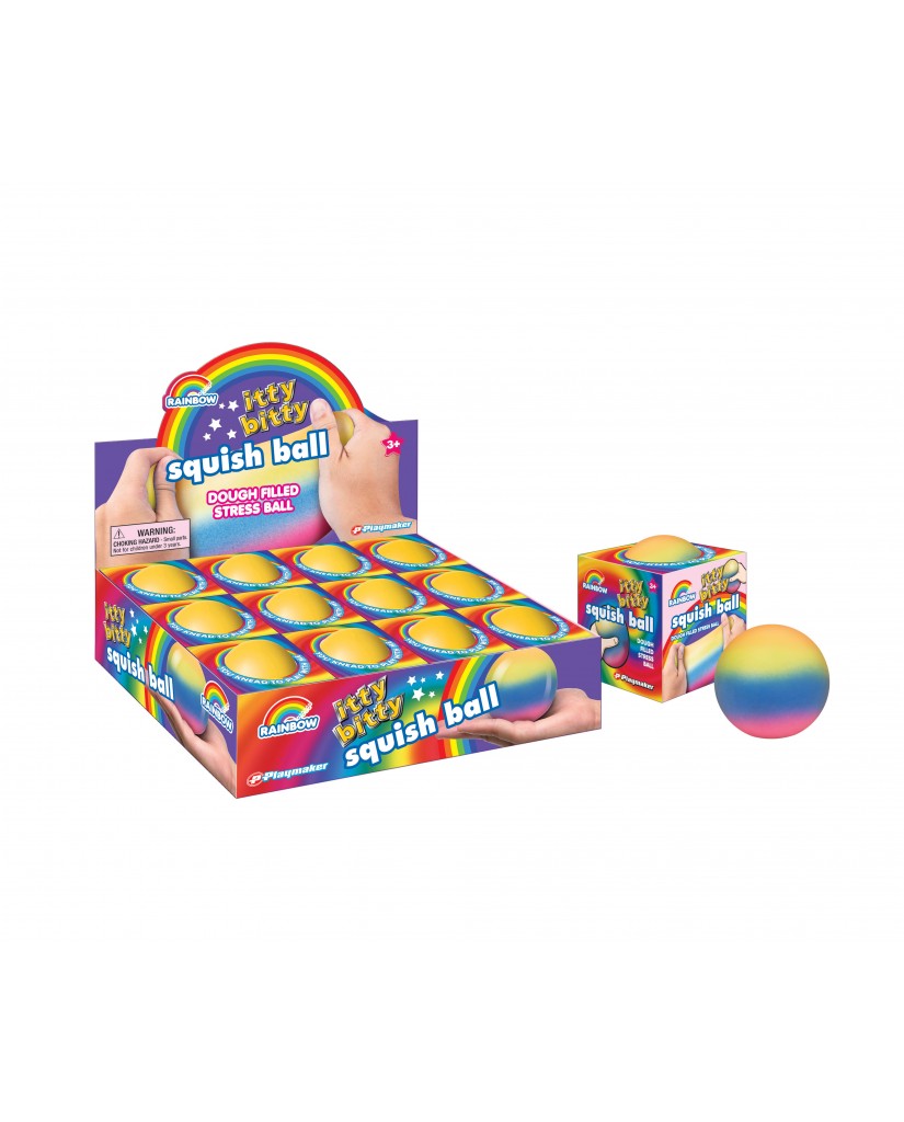 2.5" Itty Bitty Rainbow Squish Ball