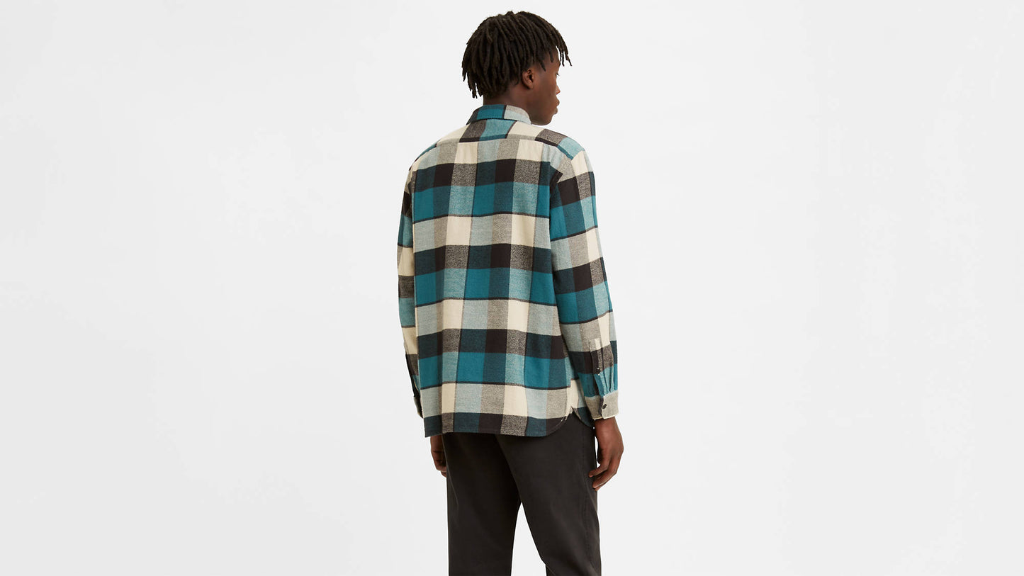 Jackson Worker Flannel Shirt - Mahnomen Colonial Blue