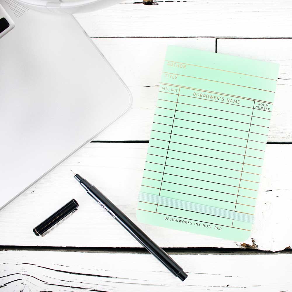 Notepad - Library Card