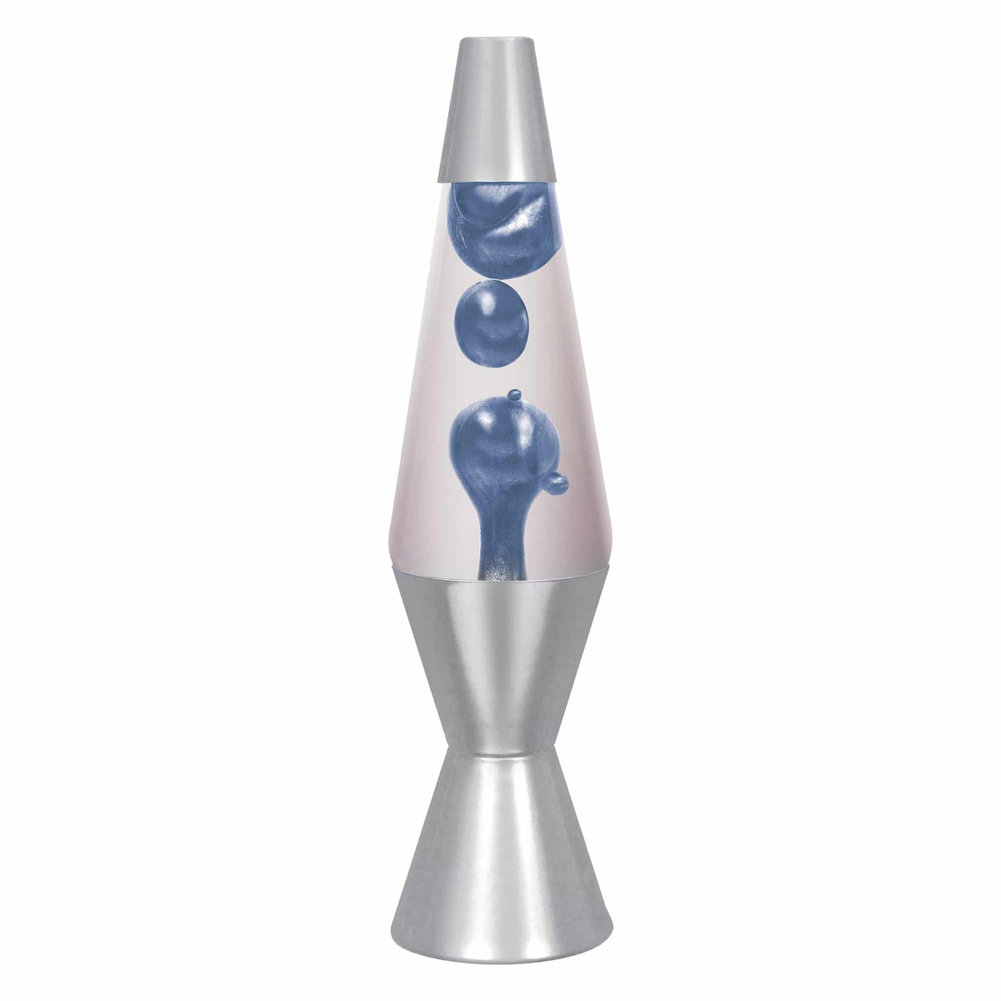 14.5" LAVA Lamp Metallic - Blue/Clear/Silver