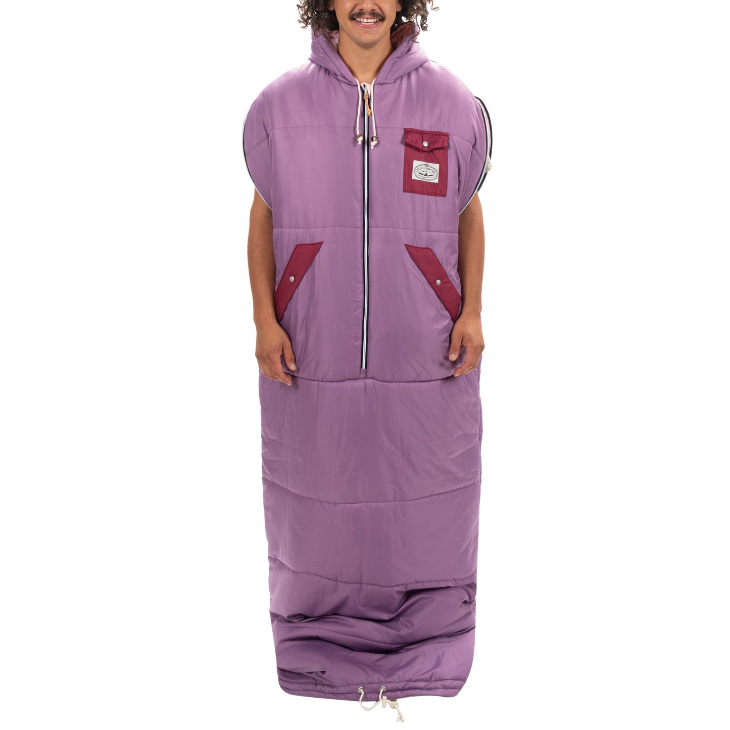 Reversible Napsack - Purple Haze/Dusty Rose