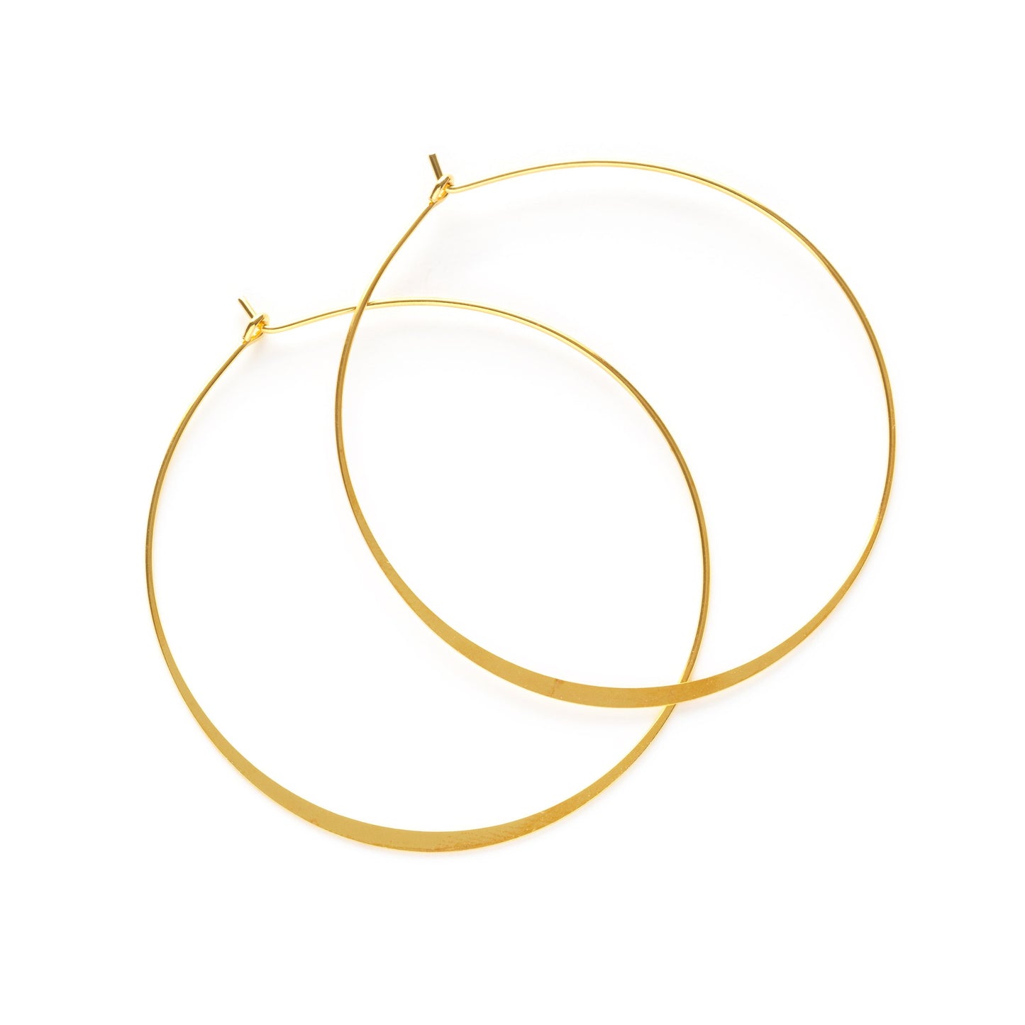 2" Classic Hoops - Gold