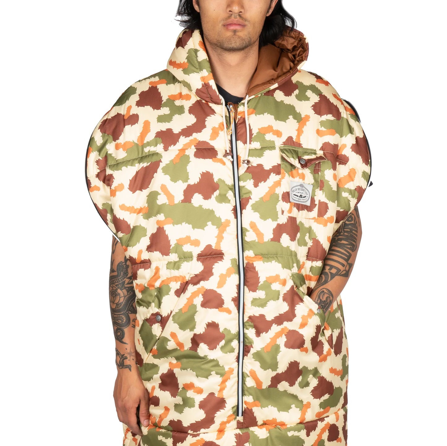 Reversible Napsack - Furry Camo/Sand