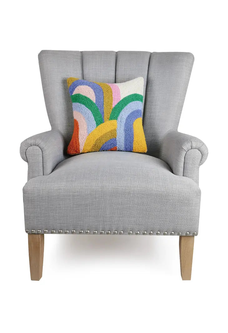 Harmonic Arc Hook Pillow