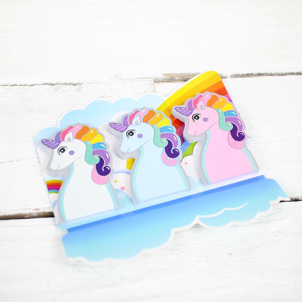 Streamline Rainbow Unicorn Memo Tabs