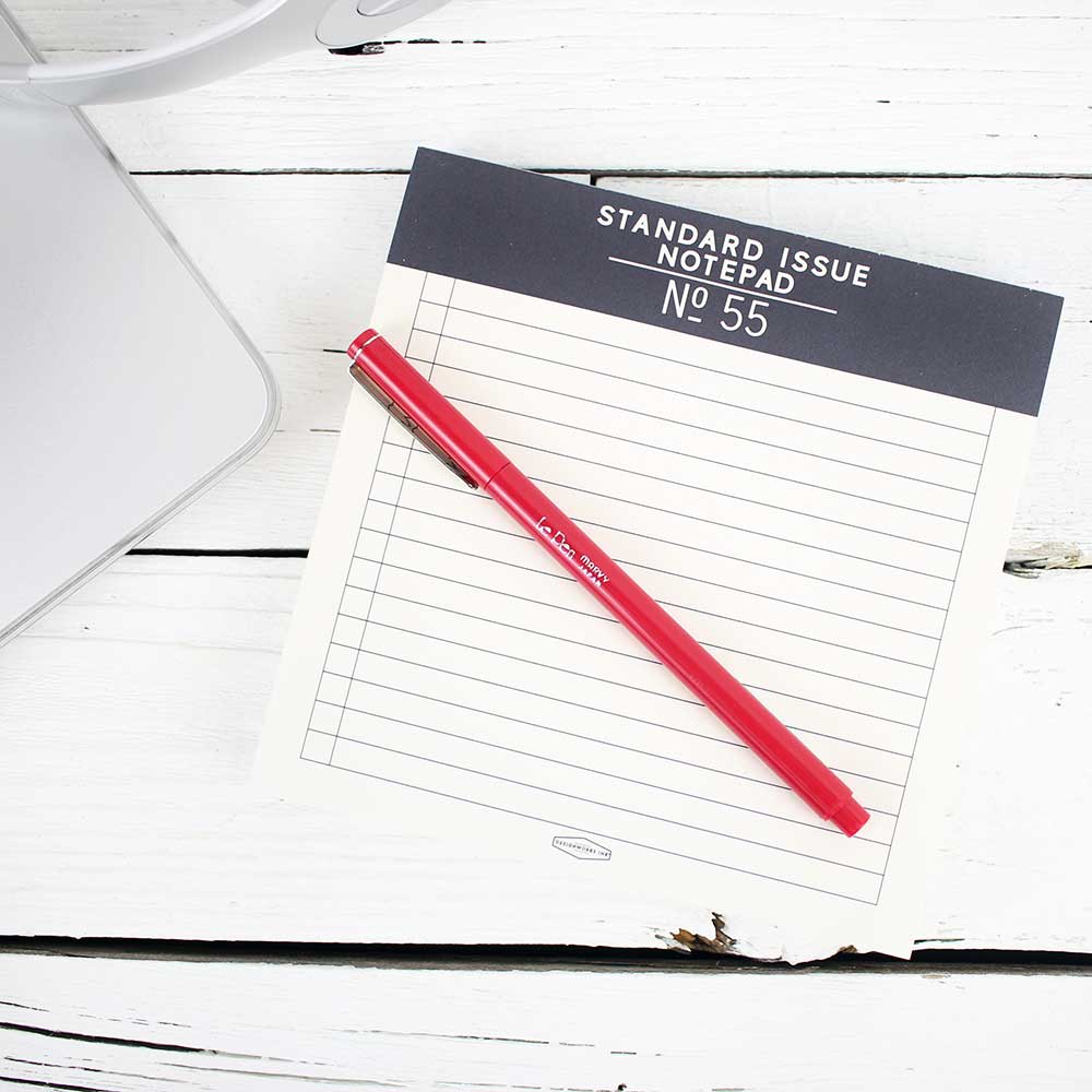 Standard Issue Square Notepad - Black