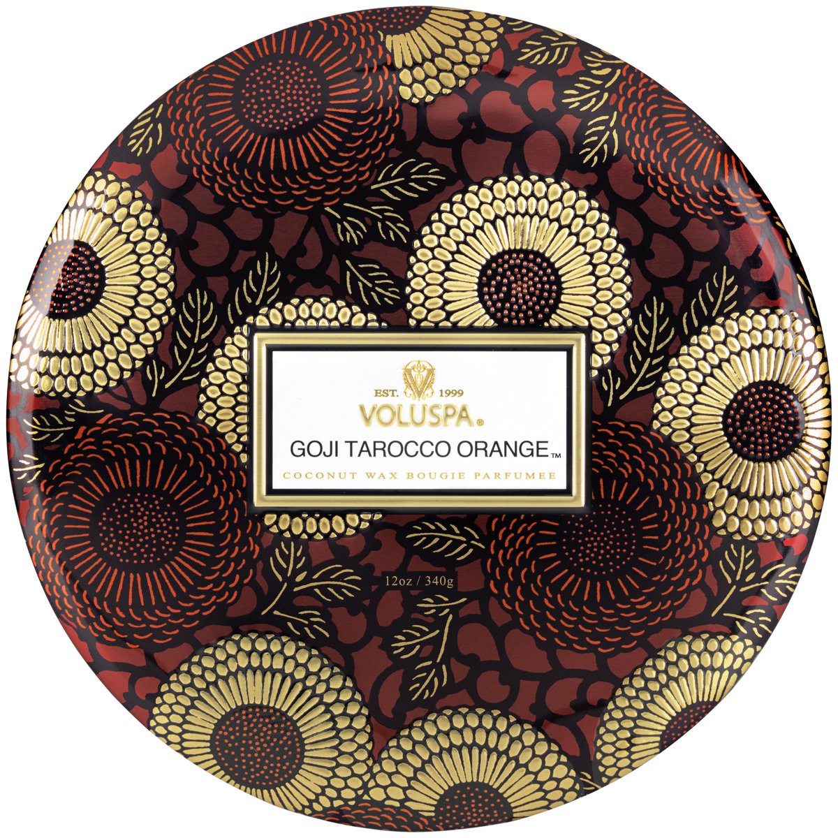 3 Wick Tin Candle - Goji Tarocco Orange