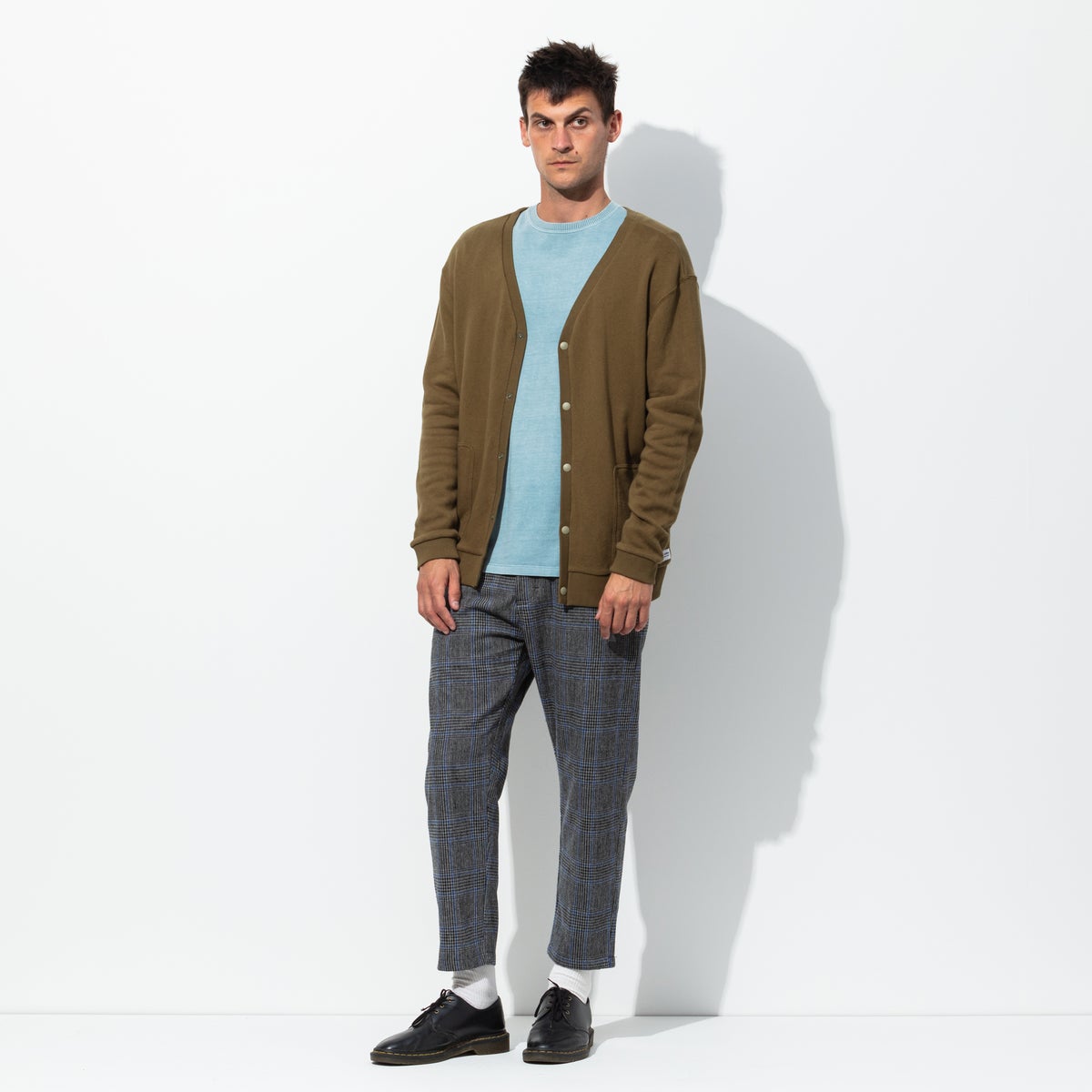 Final Sale Zion Transeasonal Fleece Cardigan - Dark Olive
