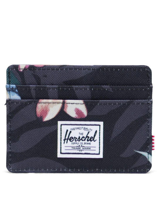 Charlie Wallet - Summer Floral Black