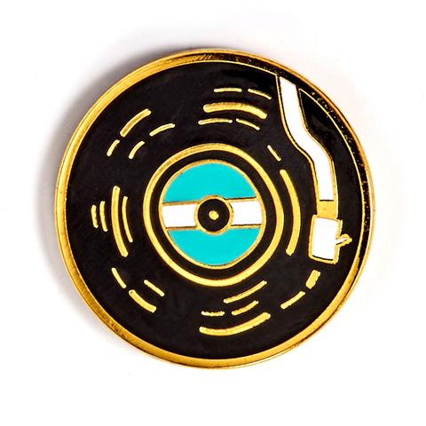 Vinyl Record Enamel Pin