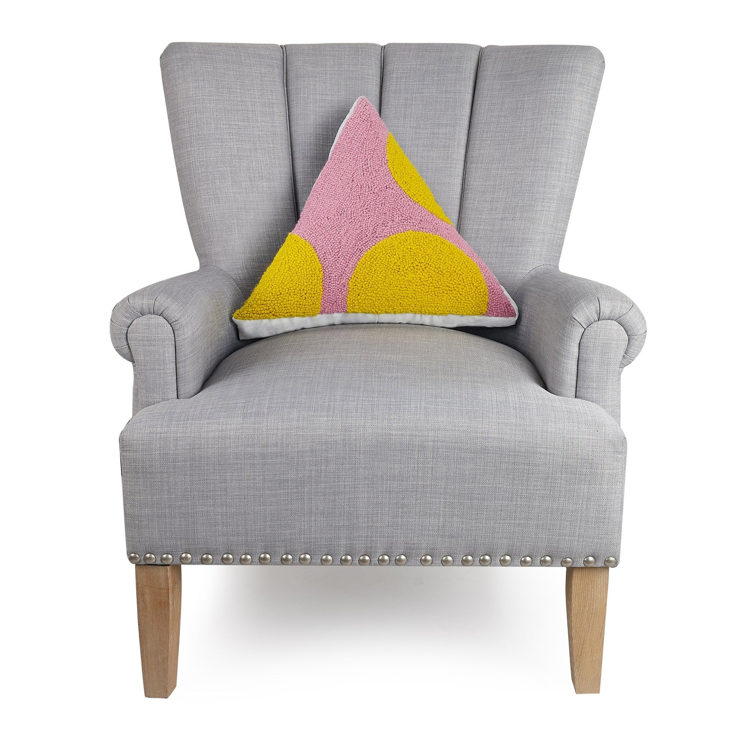 Warm Geometric Triangle Hook Pillow