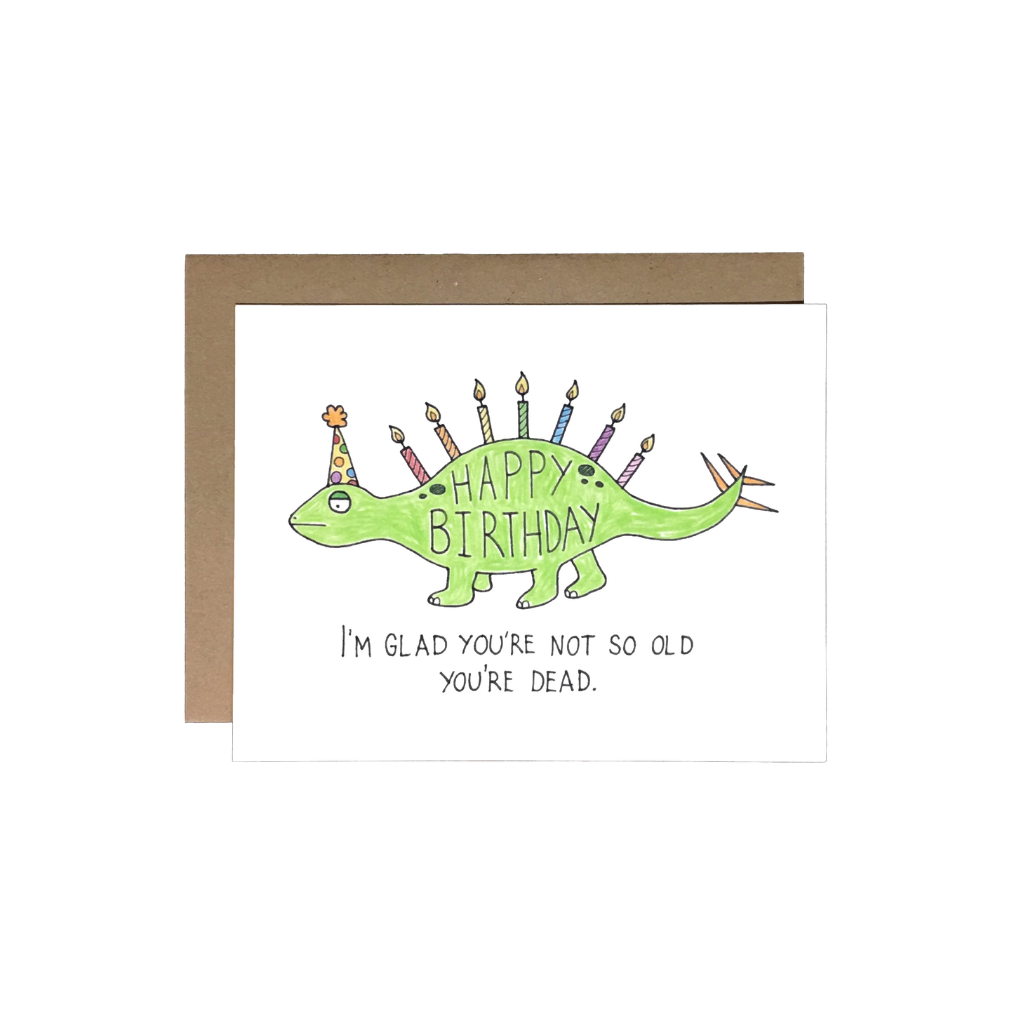 Birthday Glad You're Not Dead Card