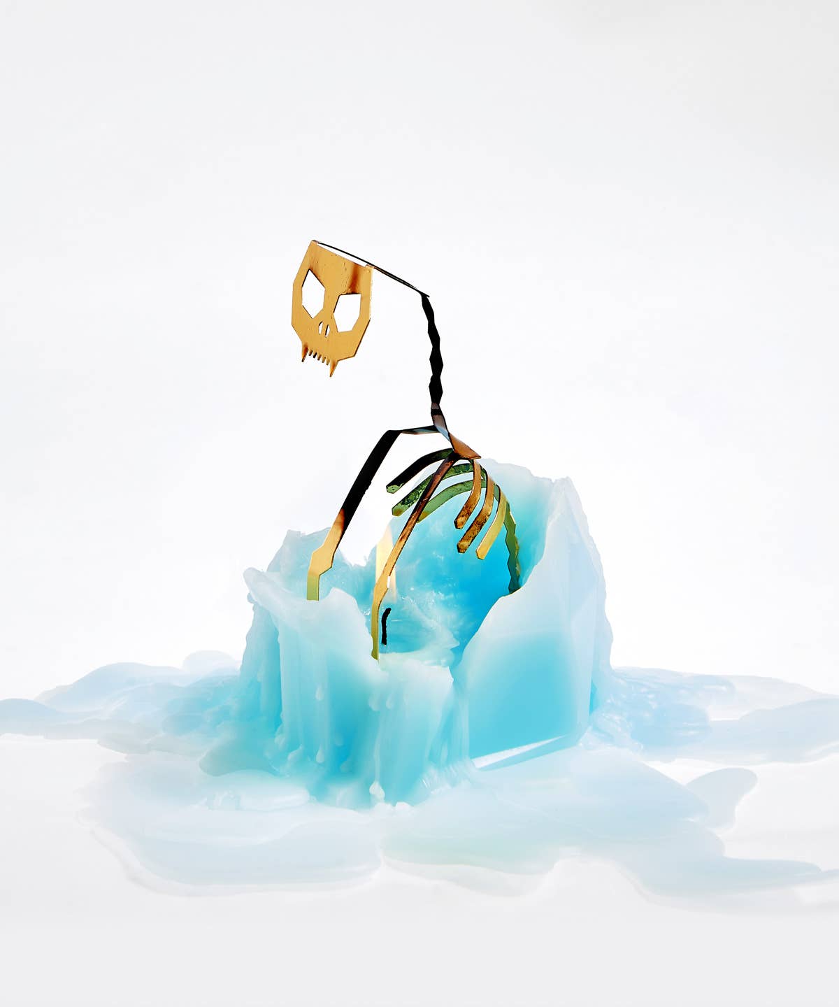 PyroPet Kisa Candle - Light Blue (Scented)