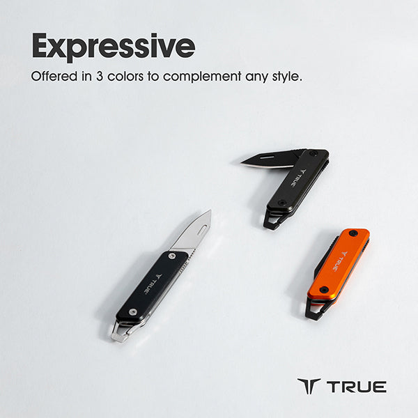 Modern Keychain Knife - Black