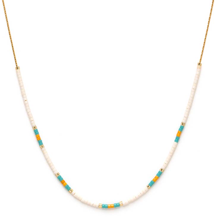 Japanese Seed Bead Necklace - El Mar