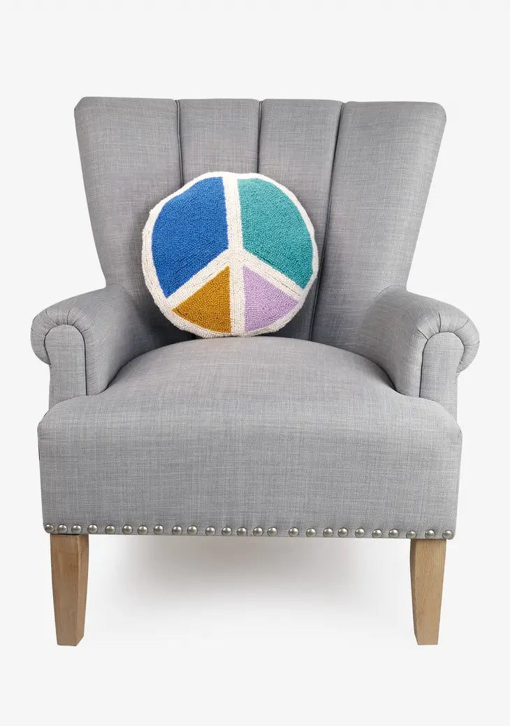 Peace Shaped Hook Pillow
