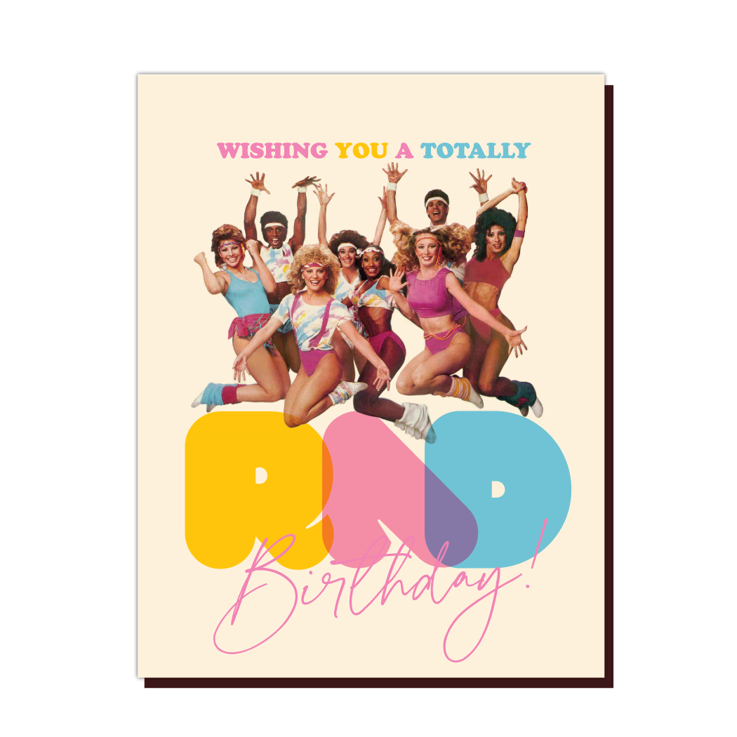 Rad 80's Birthday Card