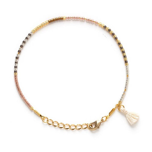 Miyuki Japanese Seed Bead Bracelets - Champagne