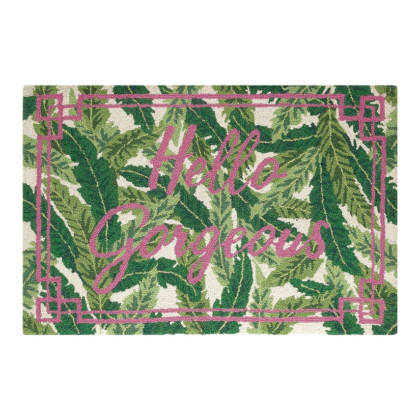 Hello Gorgeous Hook Rug 2x3'