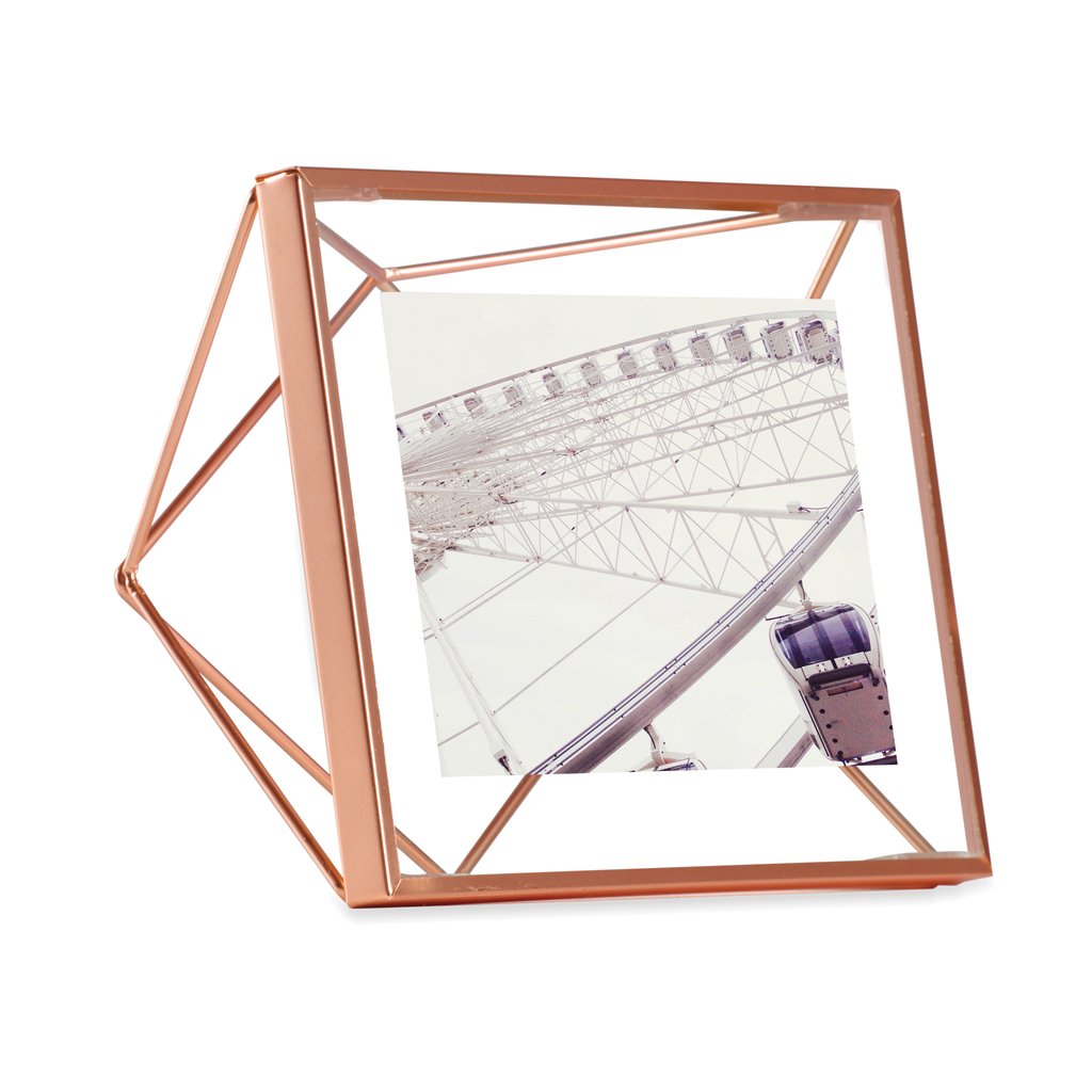 Prisma Photo Frame - 4x4 Copper