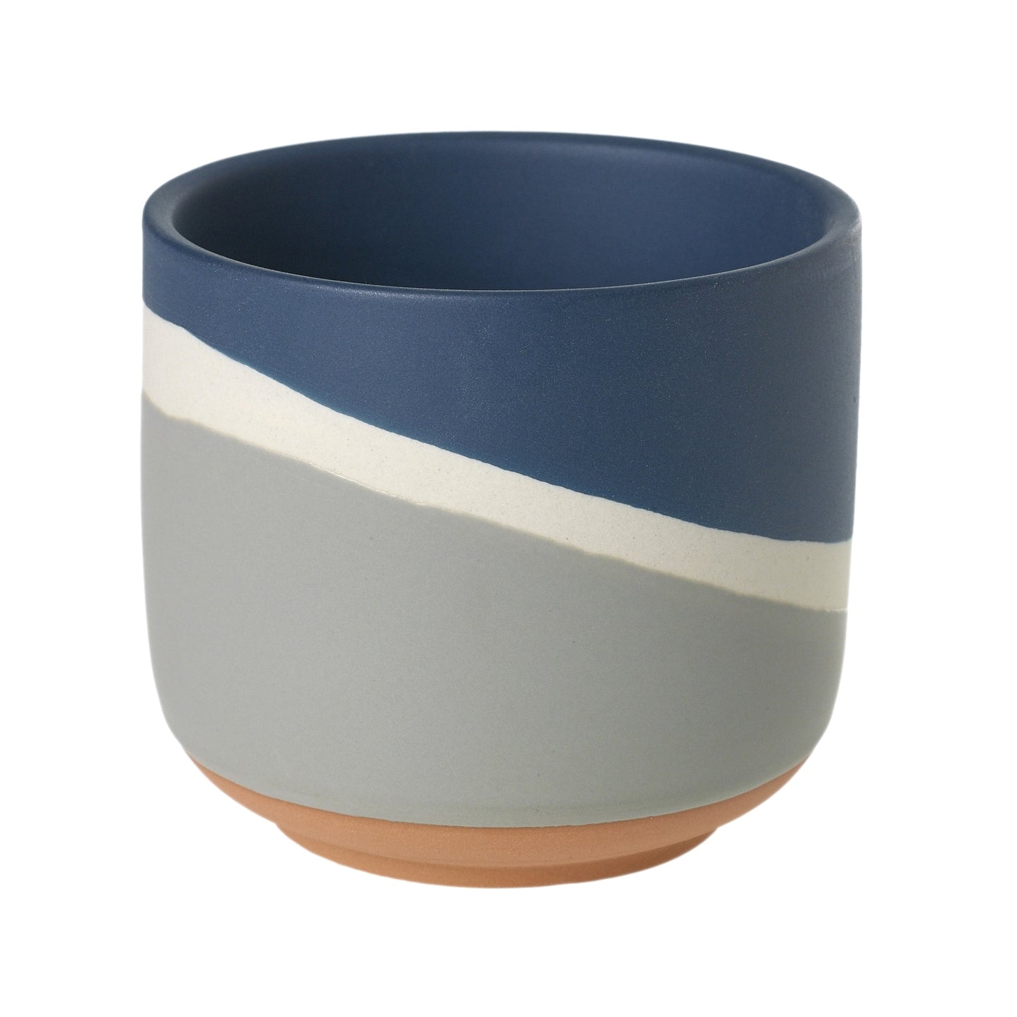 Dark Blue Colorway Pot 4"x 3.5"