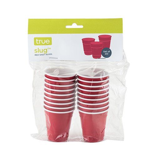 Set of 20 Red Shot Glasses