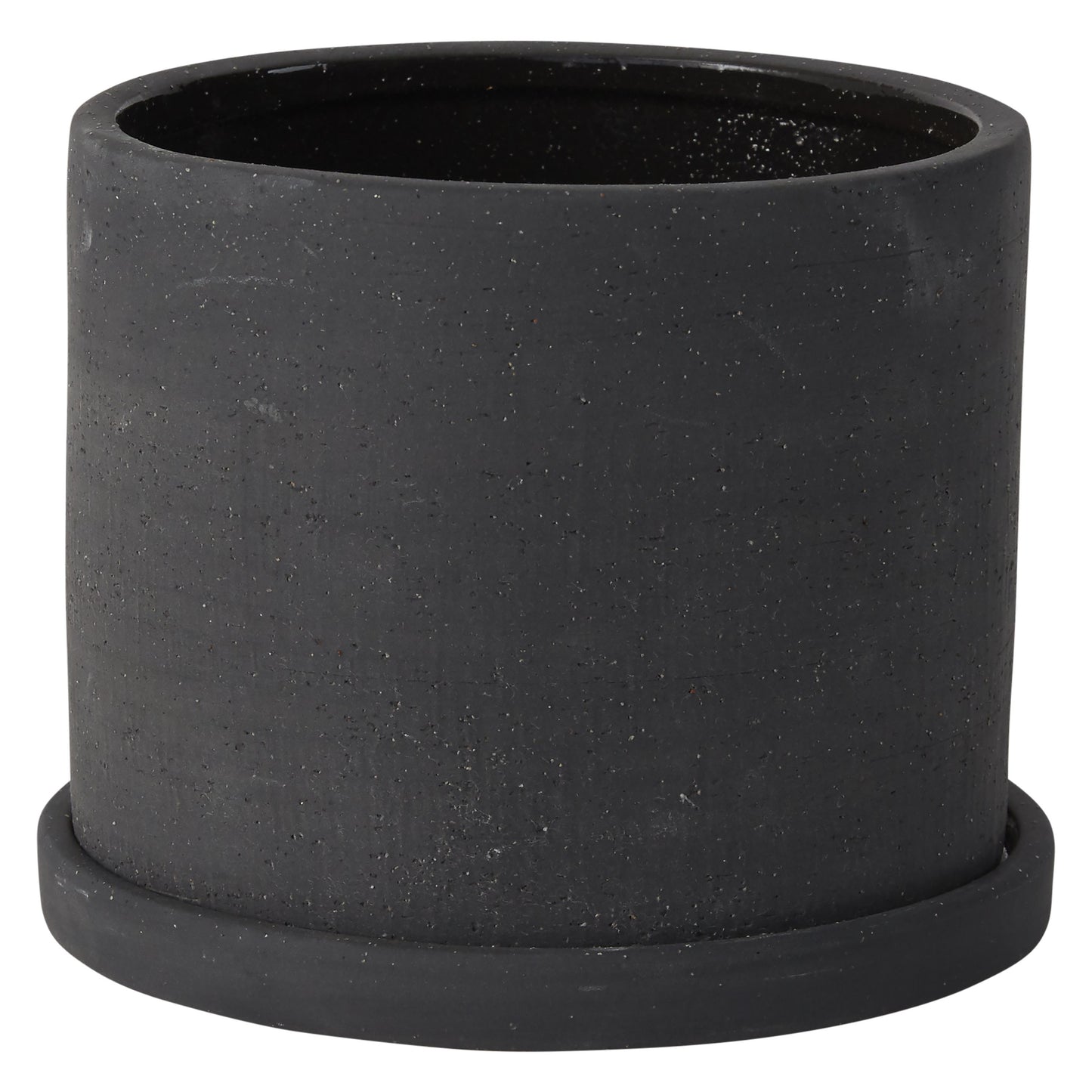 Black Easton Pot 7.5"x 5.75"