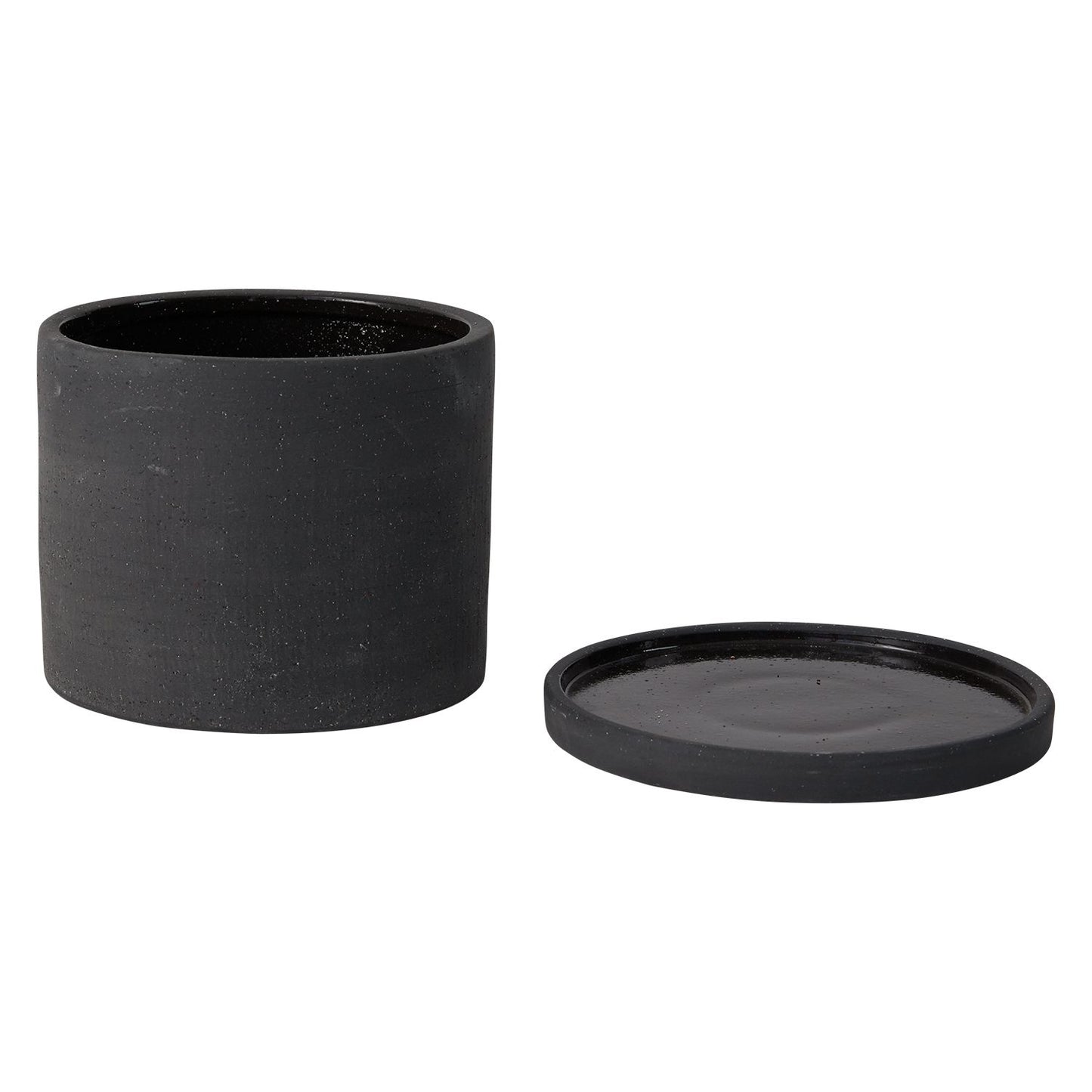 Black Easton Pot 7.5"x 5.75"