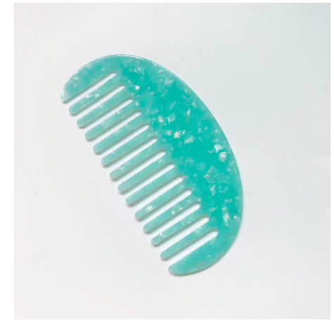 Curved Comb - Ocean Blue