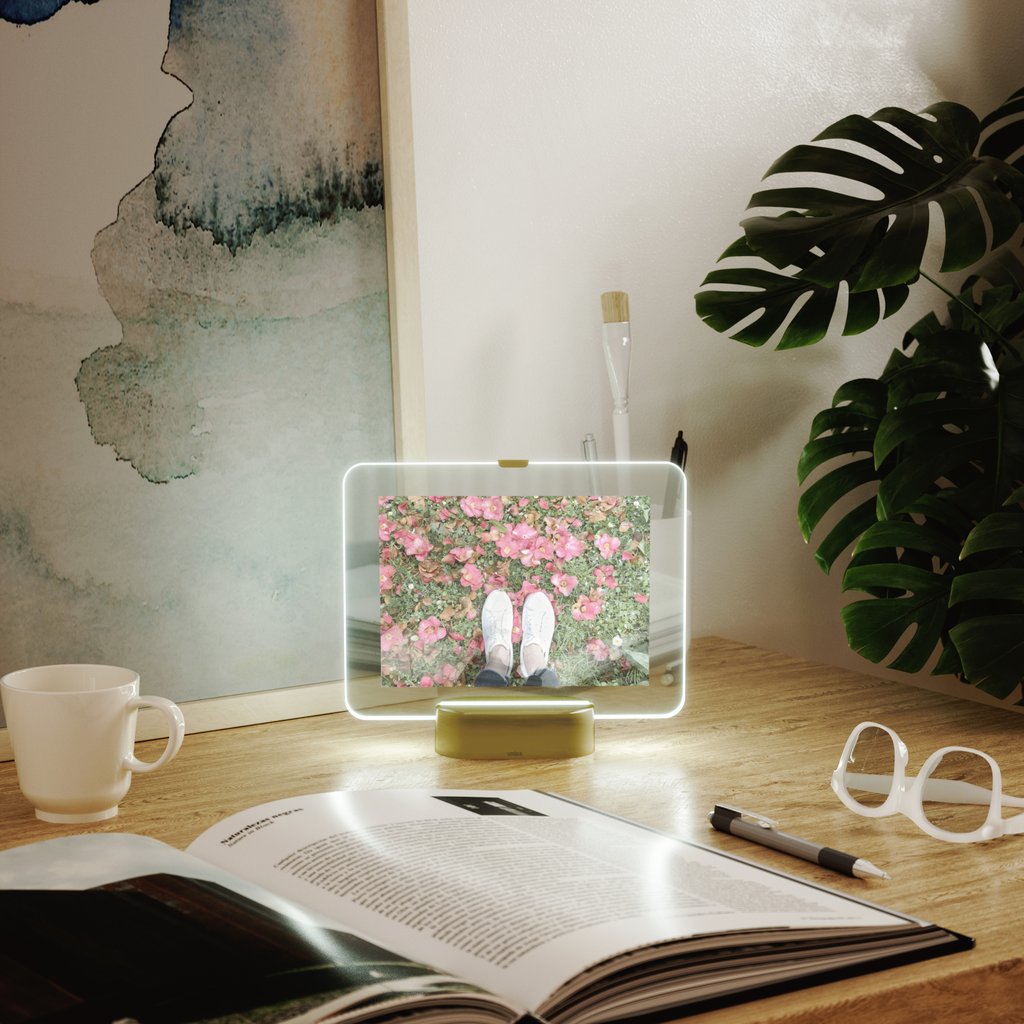Glo Frame - 5x7 Matte Brass