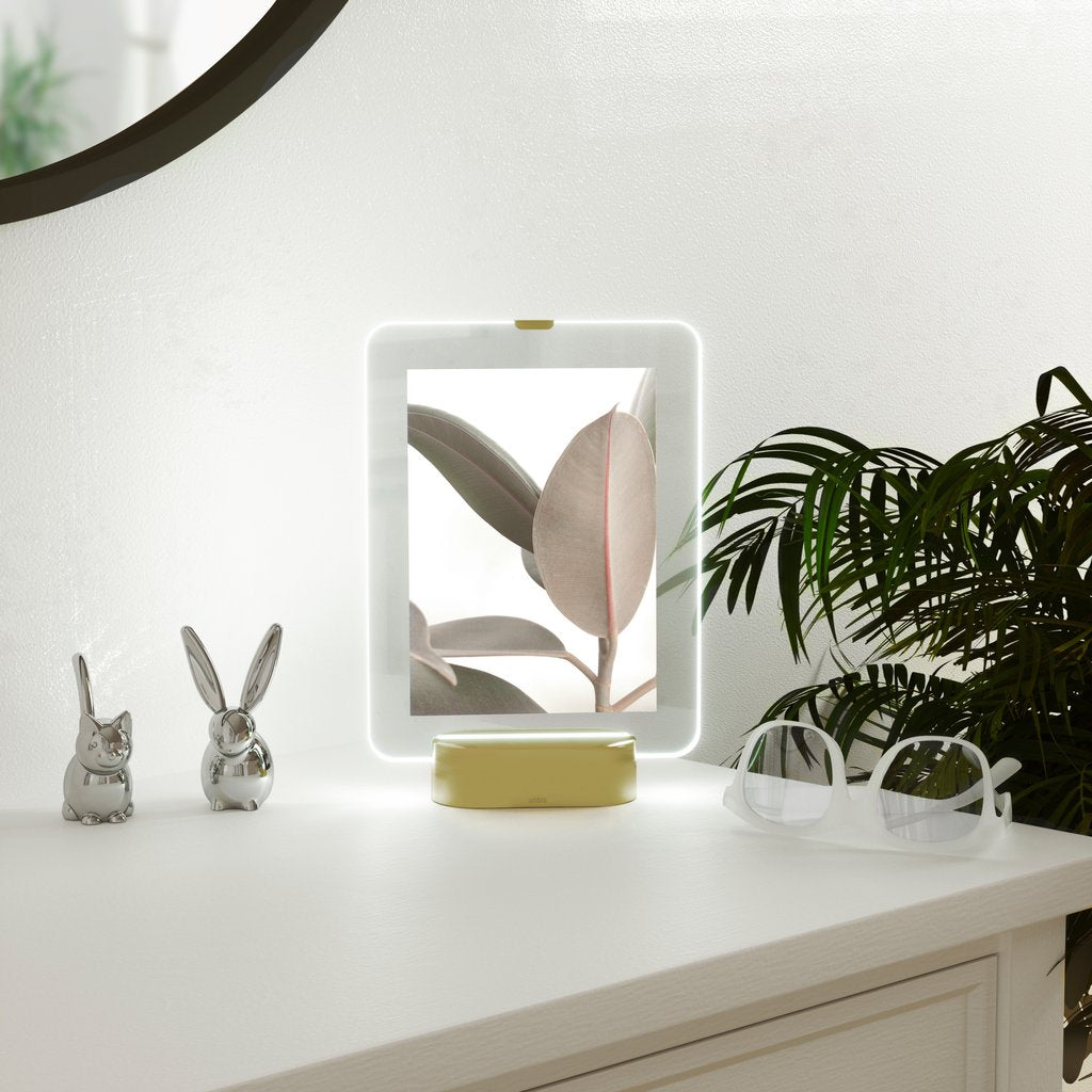 Glo Frame - 5x7 Matte Brass