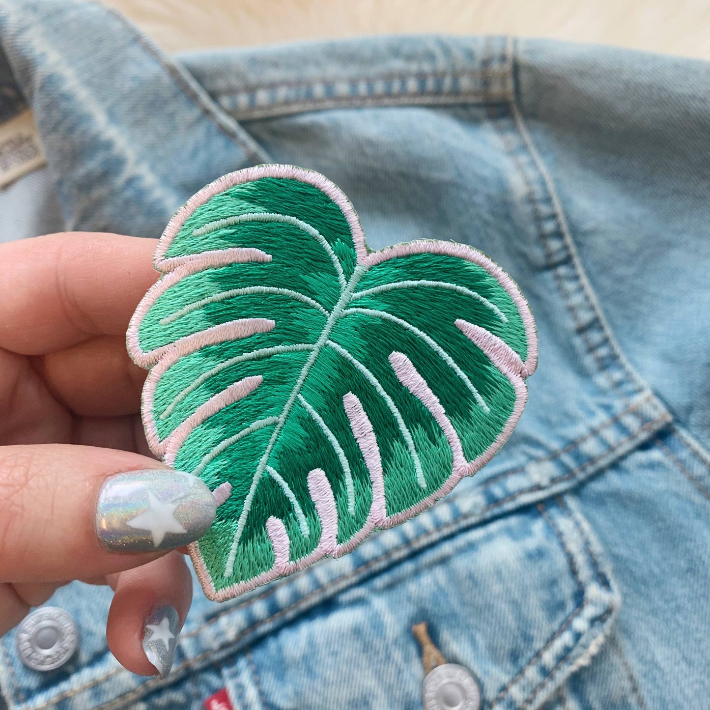 Monstera Leaf Patch