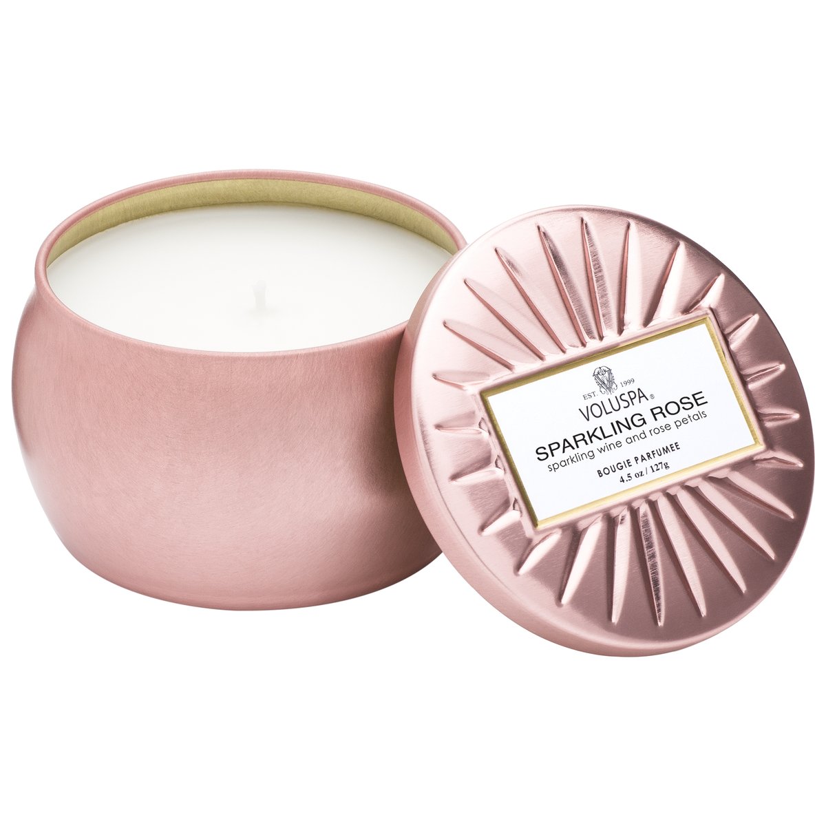 Petite Decorative Candle - Sparkling Rose