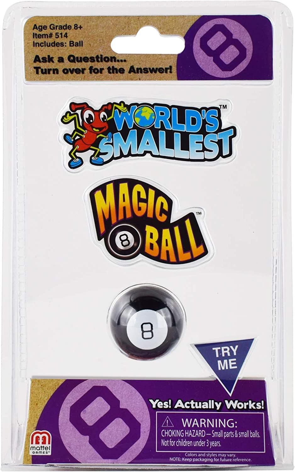 World's Smallest Magic Eight Ball