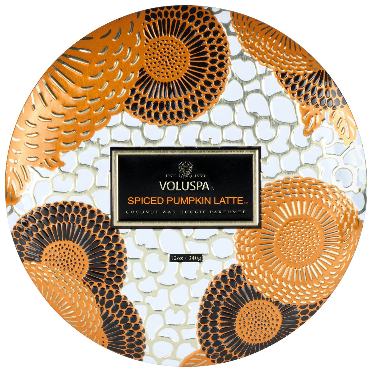 Seasonal 3 Wick Tin Candle - Spiced Pumpkin Latte