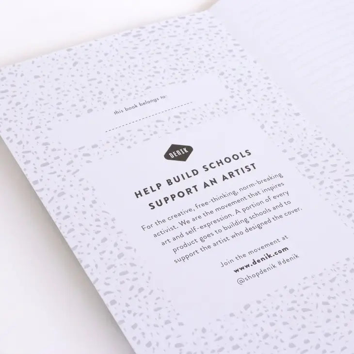 Wavy Lines Medium Layflat Notebook