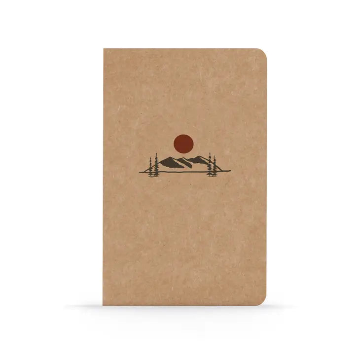 Mountain Sunrise Kraft Layflat Notebook