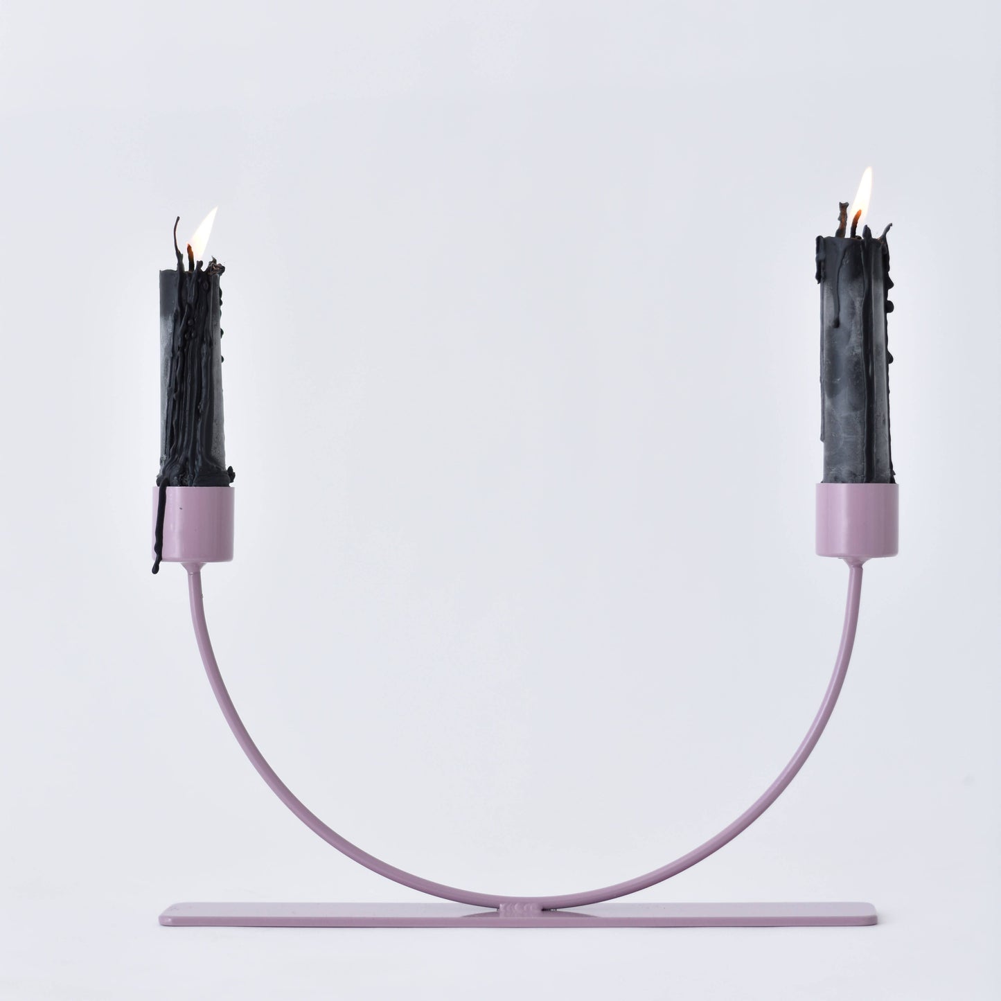 U Candleholder - Muted Violet