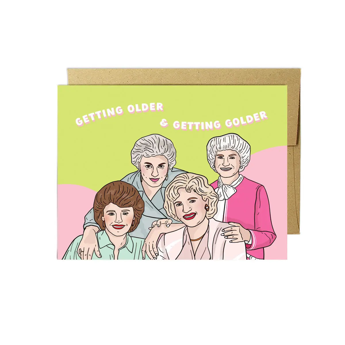 Older & Golden Birthday Card
