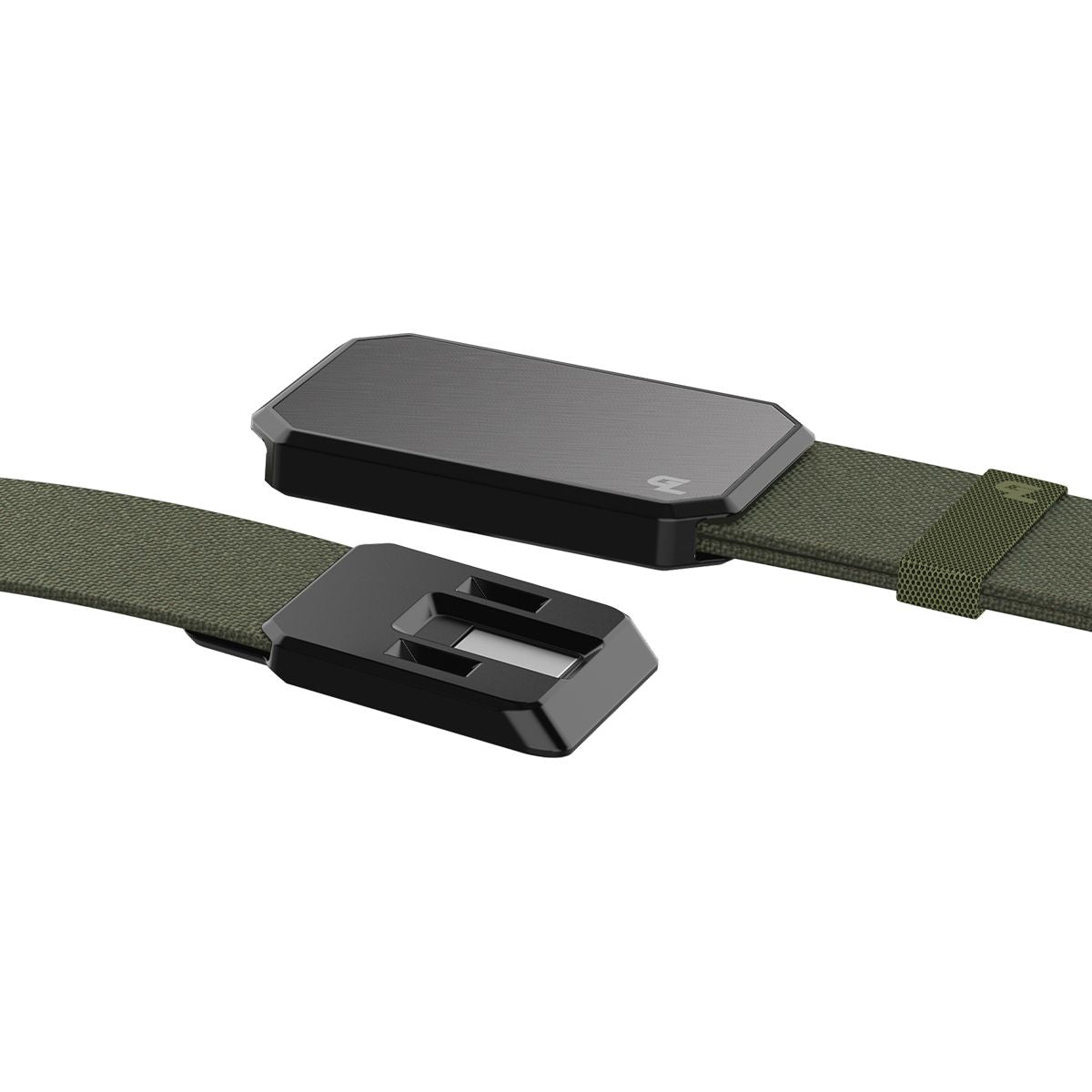 Groove Belt - Gun Metal/Olive