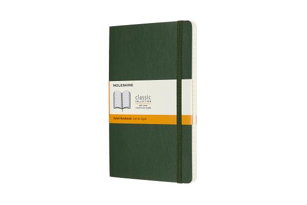 Classic Large Ruled Soft Cover Journal - Myrtle Green