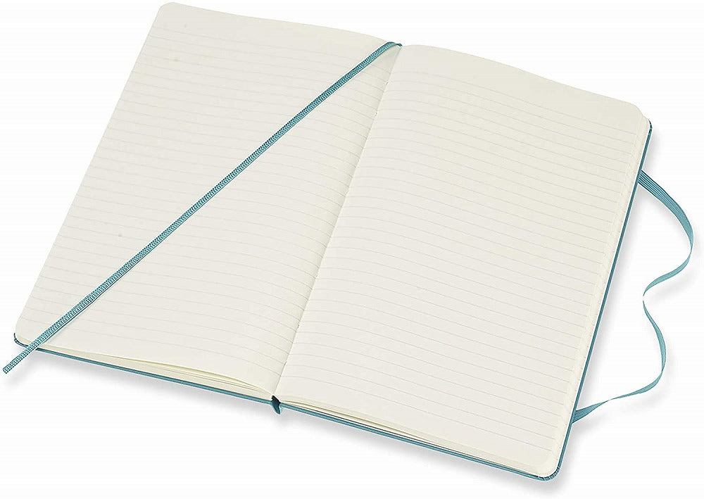 Classic Large Ruled Hard Cover Journal - Reef Blue