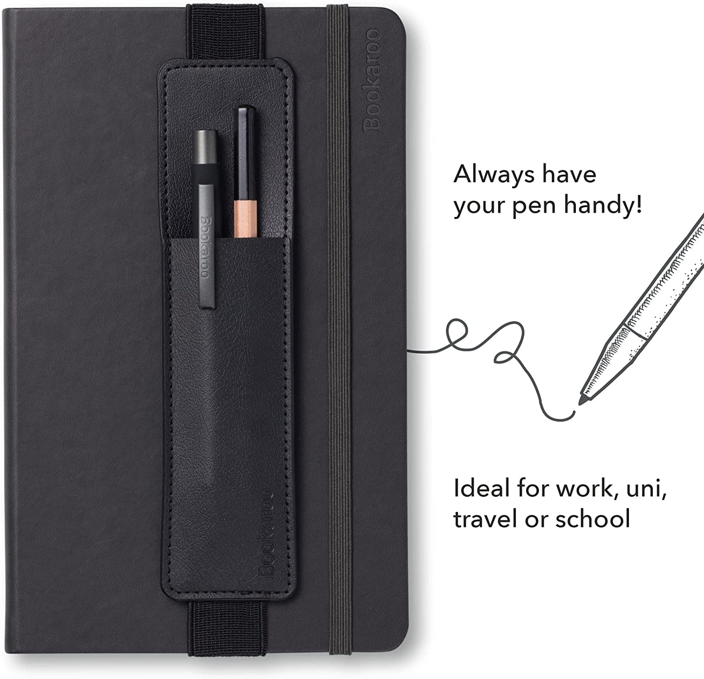 Bookaroo Pen Pouch - Black