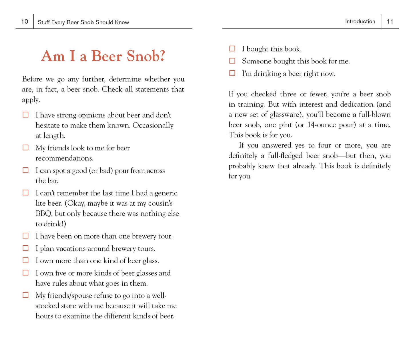 Stuff Every Beer Snob Should Know