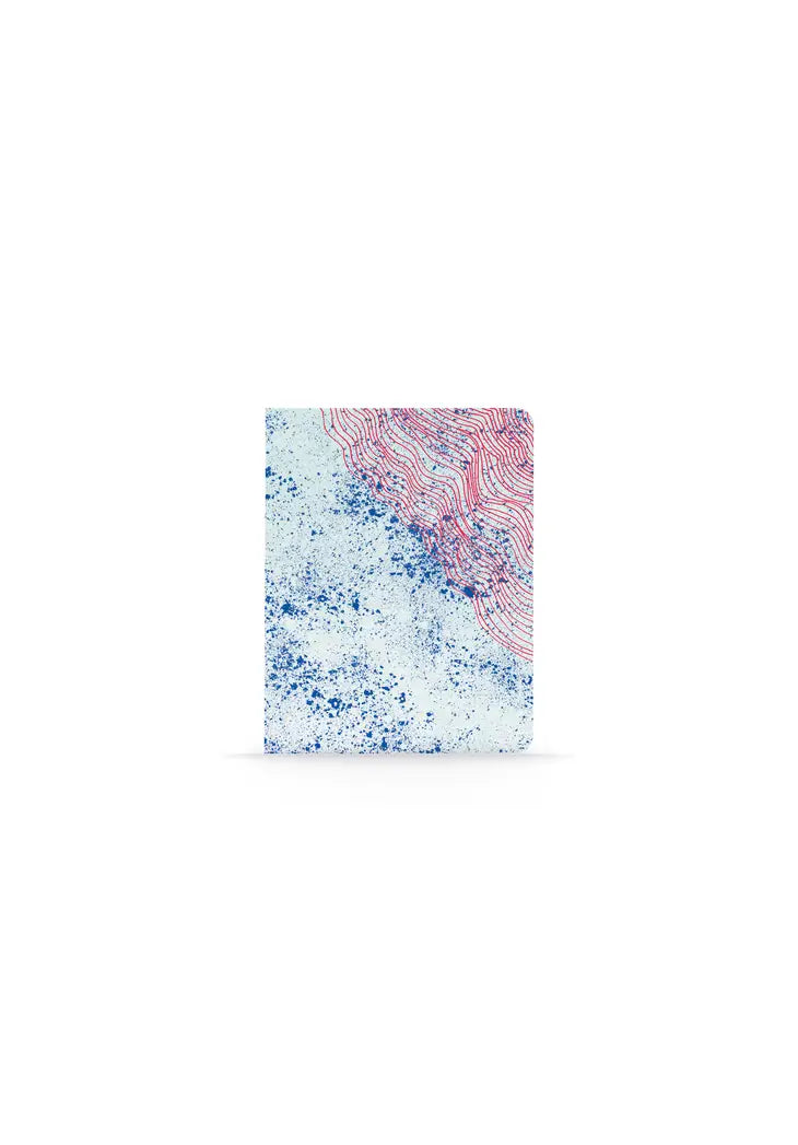 Wavy Lines Medium Layflat Notebook