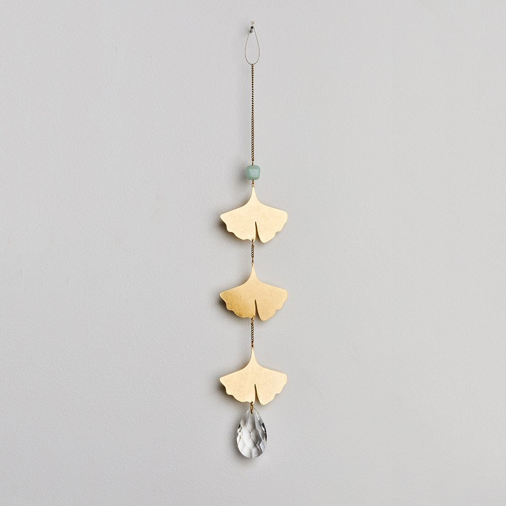 Suncatcher - Botanical Leaf/Amazonite
